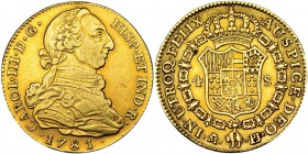 4 escudos. 1781. Madrid. PJ. VI-1465. MBC.
