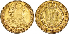 4 escudos. 1788. Madrid. M. VI-1472. Hojita. MBC.