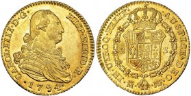 2 escudos. 1794. Madrid. MF. VI-1043. EBC+.