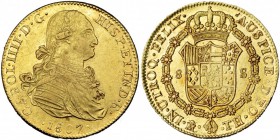 8 escudos. 1807. México. TH. VI-1344. B.O. EBC-/EBC+.