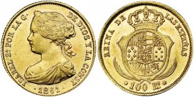 100 reales. 1861. Sevilla. VI-661. EBC+/SC.