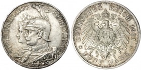 ESTADOS ALEMANES. Prusia. 5 marcos. 1901. A. KM-526. SC.