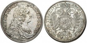 ESTADOS AUSTRIACOS. Carlos VI. Thaler. 1736. Tirol. KM-1639.1. Ligera pátina. EBC.