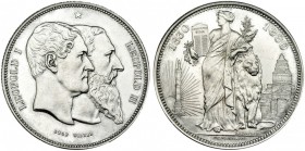 BÉLGICA. 5 francos. 1880. KM-9. B.O. SC.