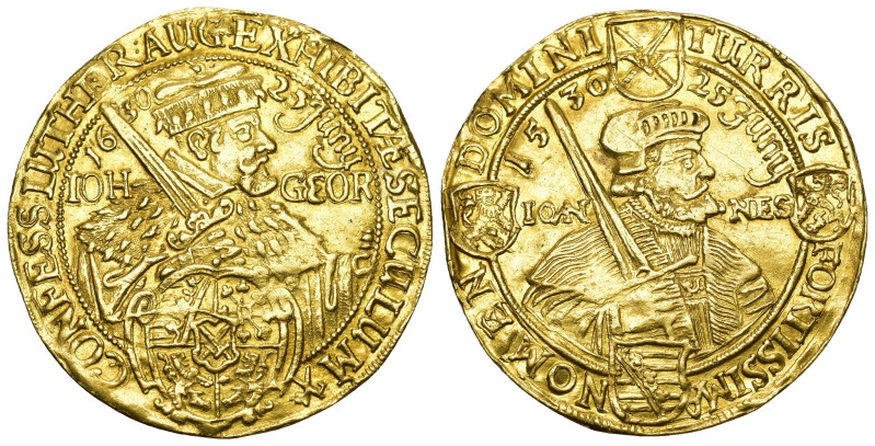 Sachsen 1630
DEUTSCHLAND Sachsen Jsachsen ohann Georg I., 1615-1656, 3 Dukaten ...