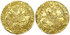 Sachsen 1630
DEUTSCHLAND Sachsen Jsachsen ohann Georg I., 1615-1656, 3 Dukaten 1630. Augsburger Konfession. 10,36g. GOLD, Prächtige Qualität vorzügli...