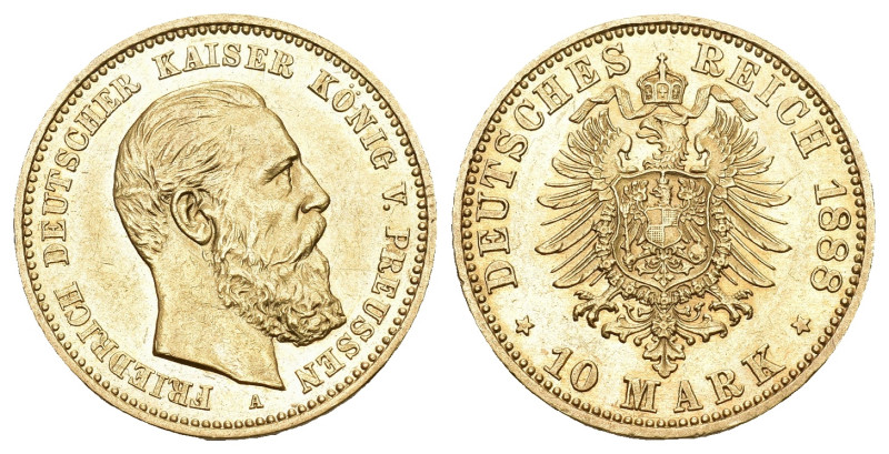 Preussen 1888
DEUTSCHLAND Preussen Friedrich III., 1888. 10 Mark 1888 A. J. 247...