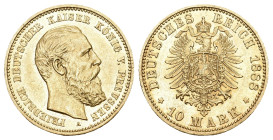 Preussen 1888
DEUTSCHLAND Preussen Friedrich III., 1888. 10 Mark 1888 A. J. 247 vorzüglich