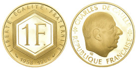 Frankreich 1988
FRANKREICH 1988 1 Francs Gold 9.1g selten Proof