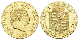 Great Britain 1818
GREAT BRITAIN George III 1818 1/2 Sovereign Gold 3.97g selten Spink 3786, KM 673, Fr. 372. vorzüglich