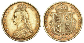 Great Britain 1892
GREAT BRITAIN 1892 1/2 Sovereign Gold 3.94g KM 766 selten sehr schön +