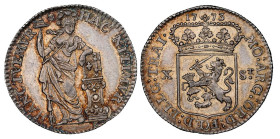 Utrecht 1773
UTRECHT AR 10 Stuivers (1/2 Gulden) 1773 (5.26 g).Prachtexemplar NGC MS 61 fast FDC Cert.No: 2890166-005