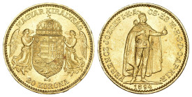 Ungarn 1894
UNGARN 1894 20 Korona Gold 6.77g KM 486 vorzüglich