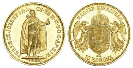 Ungarn 1908
UNGARN 1908 10 Korona Gold 3.36g KM 485 vorzüglich