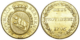 Bern 1796
BERN Doppeldublone 1796. 15.25 g. D.T. 500. HMZ 2-211e. Fr. 181 sehr schön bis vorzüglich