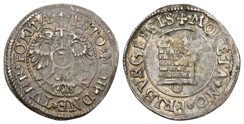 Fribourg um 1630
Groschen (Gros) o. J. (17. Jh.). 1.80 g. MCV 38. D.T. -. HMZ 2...