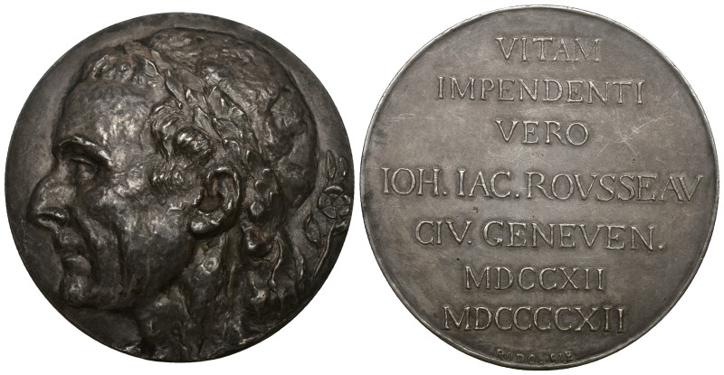 Genf 1912
GENF 1912 200 Geburtstag Genfer Philosoph Silbermedaille 109g 57.8mm ...