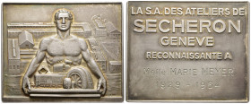 Genf 1954
GENF 1954 Atelier de Secheron Verdienstplakette Silber 59x71mm 143.5g FDC