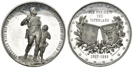 URI 1895
URI 1895 Telldenkmal Medaille in Zinn s.selten SM 904 fast FDC