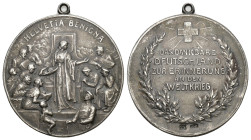 Helvetia O.J 1917-1919
SCHWEIZ O.J 1917-1919 Benigna Medaille Silber 34mm 12.9g selten vorzüglich