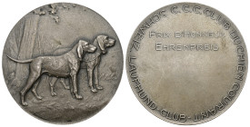 Schweiz O.J um 1930
SCHWEIZ um 1930 Laufhunde Klub Silber Medaille 50mm 50g FDC