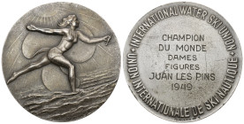 Schweiz 1949
SCHWEIZ 1949 Internationale Wasserki Union 1949 Silbermedaille 60mm 104g unzirkuliert