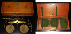 Weighing scale, antique, County of the Parts of Lindsey (Lincolnshire), inscribed 'For Outdoor Use' 380mm x 180mm x 65mm in good second-hand condition...