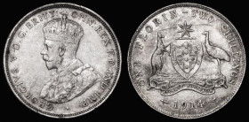 Australia Florin 1914 KM#27 VF/GVF with some contact marks, with a pleasing subtle tone
Estimate: GBP 25 - 50