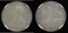 Australia Florin 1915H KM#27 NGC XF details CLEANED a bold collectable grade example of this rare date and type
Estimate: GBP 100 - 150