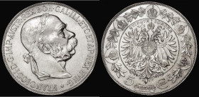 Austria Five Corona 1900 KM#2807 A/UNC and lustrous
Estimate: GBP 100 - 120