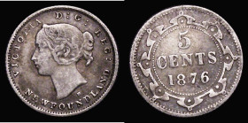 Canada - Newfoundland Five Cents 1876H KM#2, About Fine and scarce with a mintage of just 20,000 pieces
Estimate: GBP 70 - 120