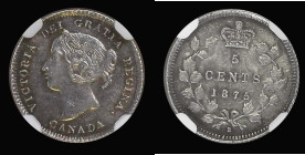 Canada 5 Cents 1875 H Small Date KM 2 NGC AU DETAILS CLEANED and rare in this high grade
Estimate: GBP 300 - 400
