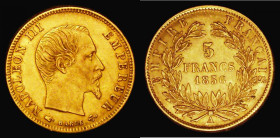 France Five Francs Gold 1856A KM#787.1 NEF
Estimate: GBP 140 - 180