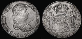 Guatemala Eight Reales 1817 NG M KM#69 Fine, the obverse with some adjustment lines
Estimate: GBP 20 - 40