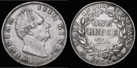 India One Rupee 1835 Bombay Mint, Die Axis inverted, KM#450.1 Good Fine/Fine, Rare
Estimate: GBP 150 - 200