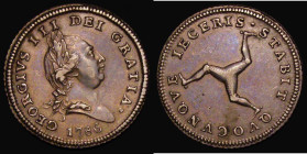 Isle of Man Halfpenny 1786 S.7414 NEF/GVF
Estimate: GBP 100 - 120