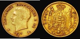 Italian States - Kingdom of Napoleon 20 Lire Gold 1813M KM#11 Fine/Good Fine
Estimate: GBP 350 - 450