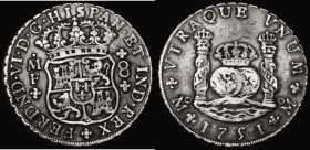 Mexico Eight Reales 1751 MF KM#104.1 Bold Fine
Estimate: GBP 170 - 220