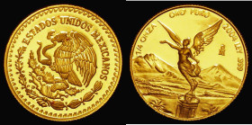 Mexico Quarter Onza 2004 Gold Proof KM#673 FDC or very near so with the odd small tone spot
Estimate: GBP 300 - 380