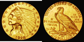 USA 2&frac12; Dollars Gold 1928 Breen 6343 A/UNC
Estimate: GBP 240 - 280