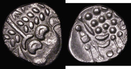 Celtic - Silver Stater, Durotriges Uninscribed type, (Mid 1st Century BC to Mid 1st Century AD) Obverse: Devolved Head of Apollo, Reverse: Disjointed ...