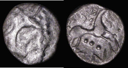 Celtic Silver Unit, Reverse: Horse right with three pellets below, the obverse weak, 0.79 grammes, possibly a Cattuvellauni issue, VG/VF
Estimate: GB...