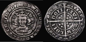 Groat Edward III Fourth Coinage, Pre-Treaty Period, Series E, V with nick in right limb, N's in LONDON unbarred, S.1567, North 1163, 4.33 grammes, Goo...