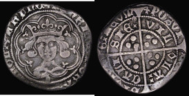 Groat Henry VI Leaf-Mascle issue, Calais Mint, Leaf below bust and below MEVM, signs of overstriking on FRANC, S.1890, 3.46 grammes, Fine and bold
Es...
