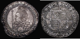 Halfcrown Elizabeth I Seventh issue, S.2583, mintmark 1 (1601), 15.03 grammes, NVF with excellent portrait and some flan stress marks, with a pleasing...