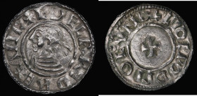Penny Anglo-Saxon, Aethelred II, First Small cross type, (978-979), S.1143, North 764, London Mint, moneyer Leofwold, Obverse with bust to left,. No p...