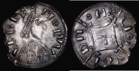 Penny Ceolwulf II (874-880) - Kings of Mercia, Cross and Lozenge type, Obverse: Bust to edge of coin, CIOLWLF, Reverse: Cross Crosslet with lozenge ce...