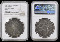 Crown 1847 Gothic UNDECIMO ESC 288, Bull 2571 NGC PF53
Estimate: GBP 2500 - 3000