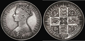 Crown 1847 Gothic UNDECIMO ESC 288, Bull 2571 NVF the obverse with some contact marks
Estimate: GBP 2300 - 2800