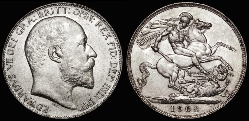 Crown 1902 ESC 361, Bull 3560 EF and lustrous with some contact marks
Estimate:...